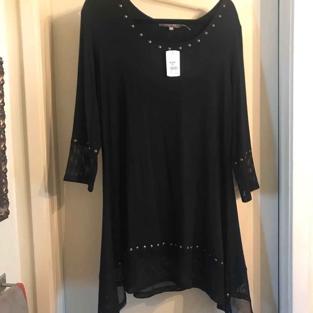 Ladies dressy black tunic
